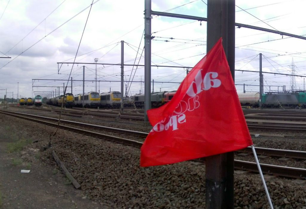 staking, spoor, België, NMBS