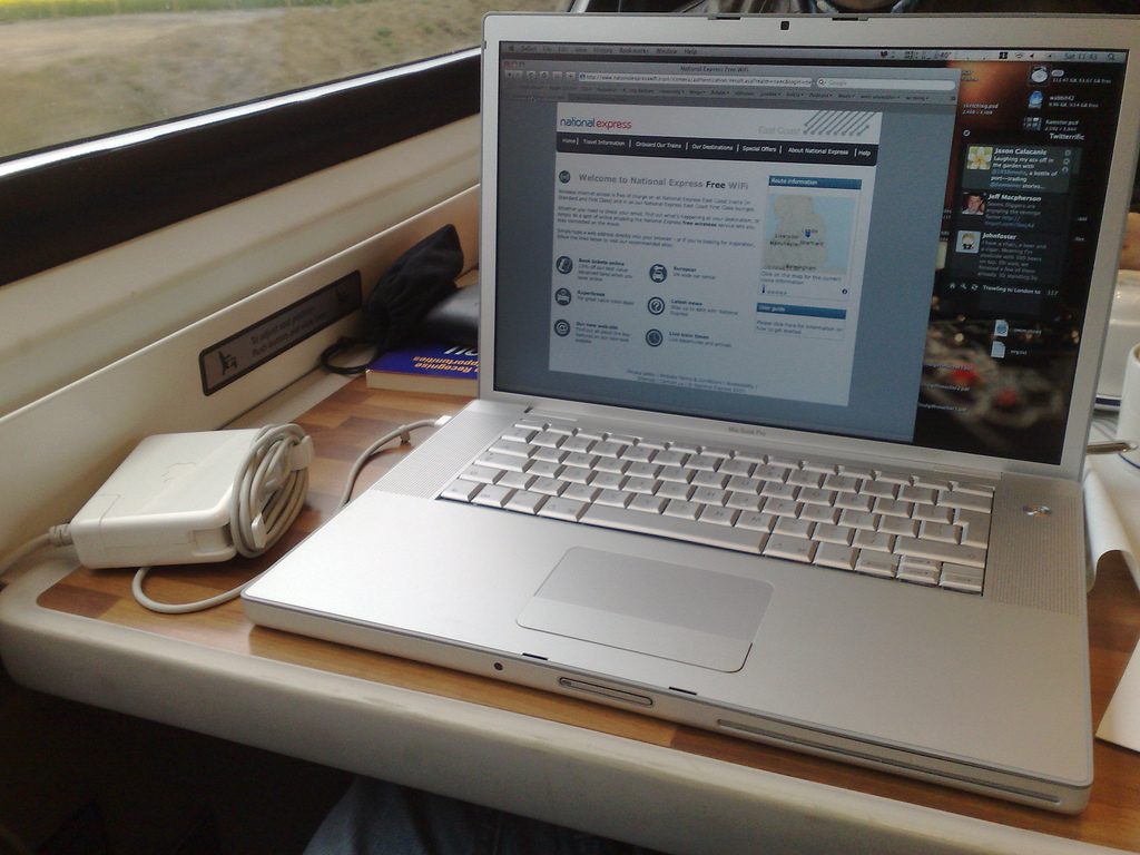 WiFi, trein, National Express