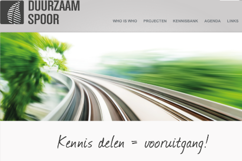 Duurzaam Spoor, website