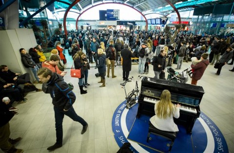 ICT-storing ProRail, gestrande reizigers, station Utrecht Centraal