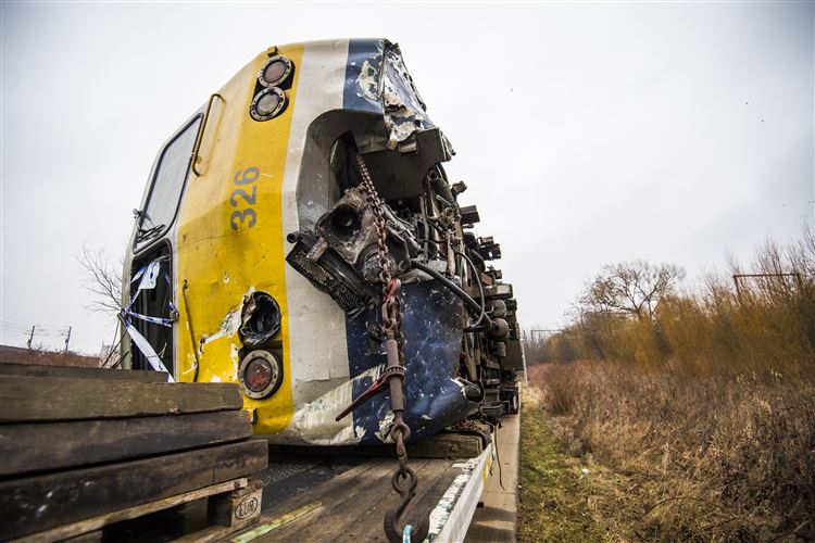 Treinongeluk Leuven, foto: ANP