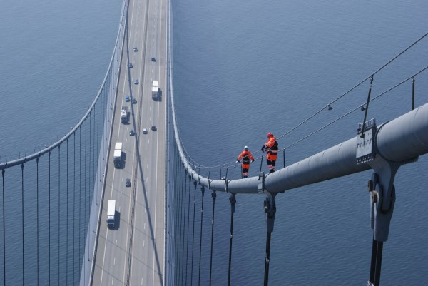 Een brug in Denemarken, foto: Strukton Rail