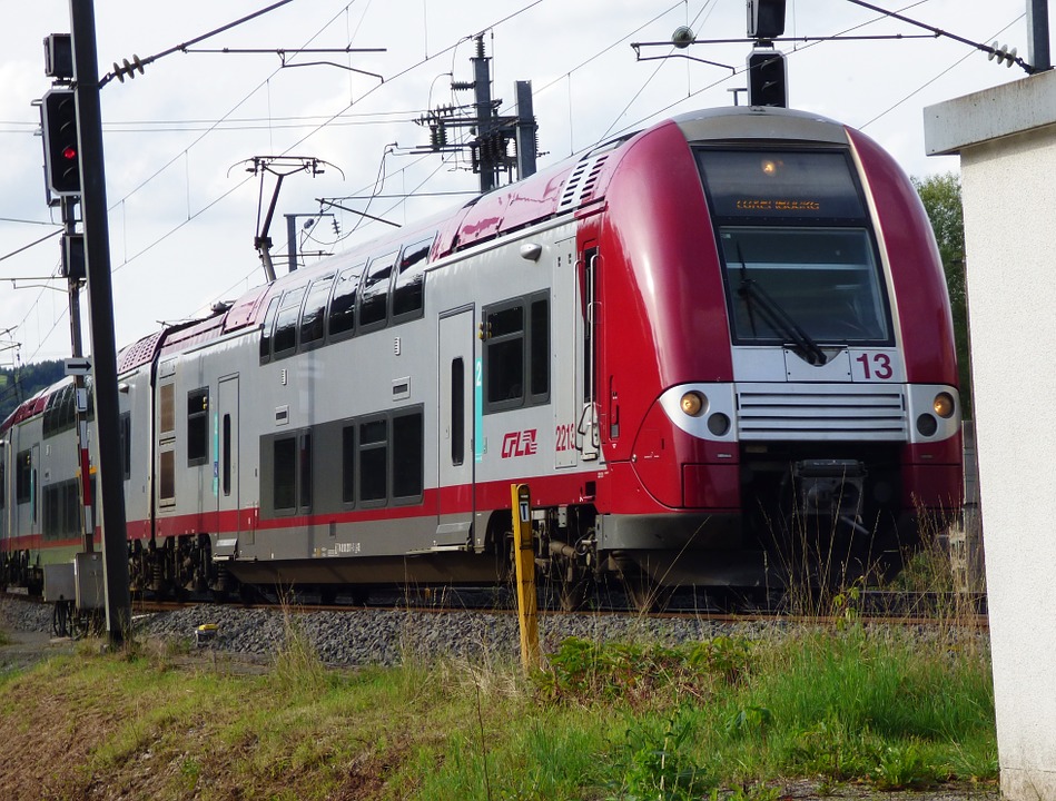 Een trein in Luxemburg, foto: Pixabay