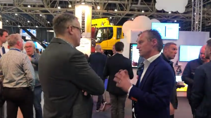 Directeur Lex van der Poel van Dual Inventive tijdens RailTech Europe 2019