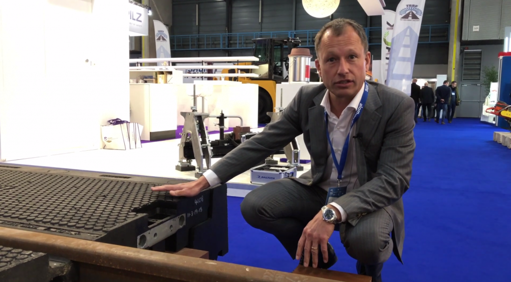 Directeur Mark van den Rijen van Alom op RailTech Europe 2019