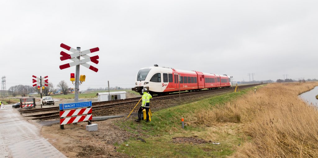 Spoorwegovergang De Vork, Groningen Sporzone