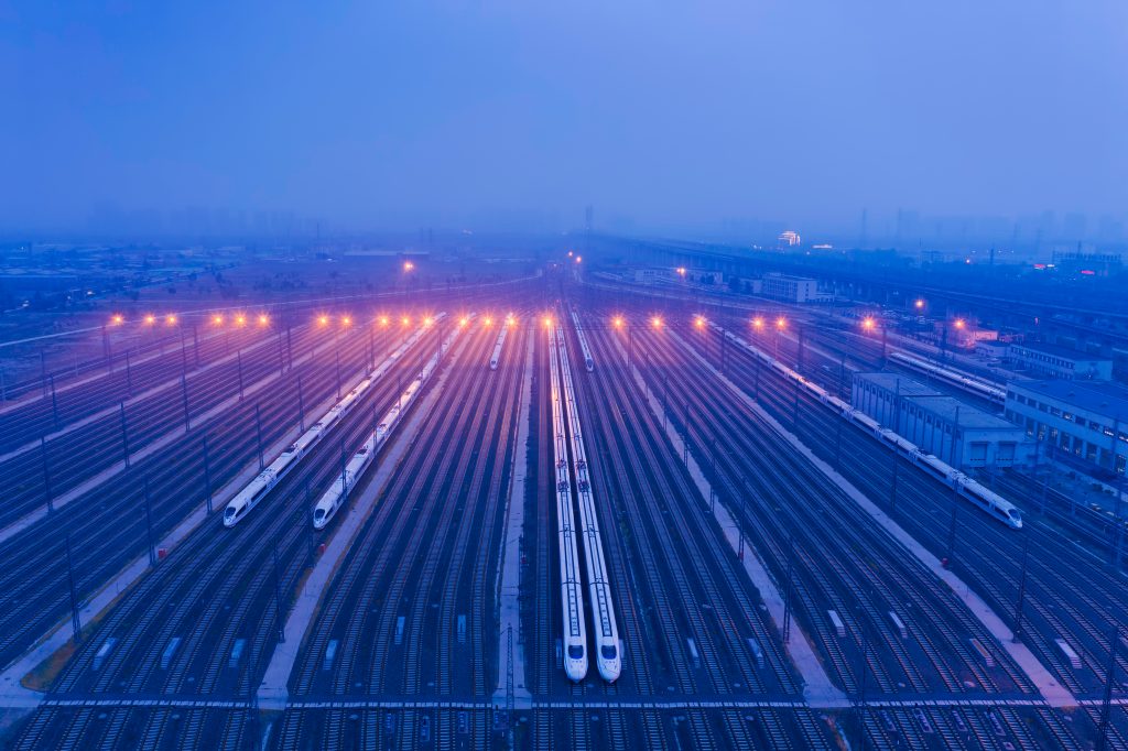 Hogesnelheidstreinen, foto: Hollandse Hoogte