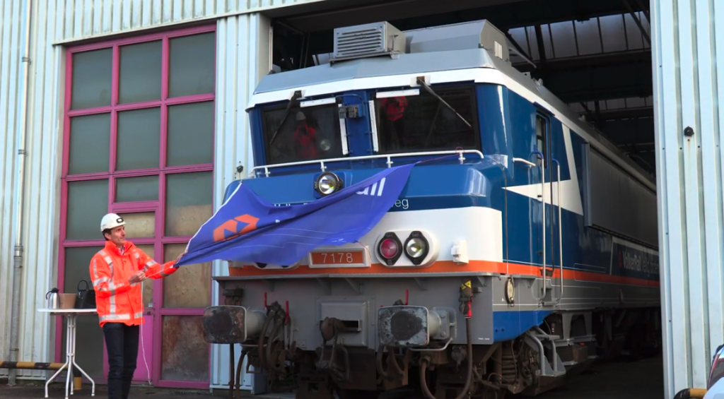 Onthulling omgekleurde 1700-locomotief VolkerRail