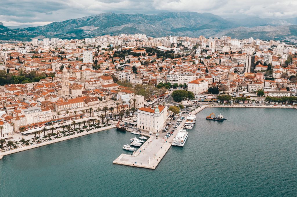 Split aan de Kroatische kust