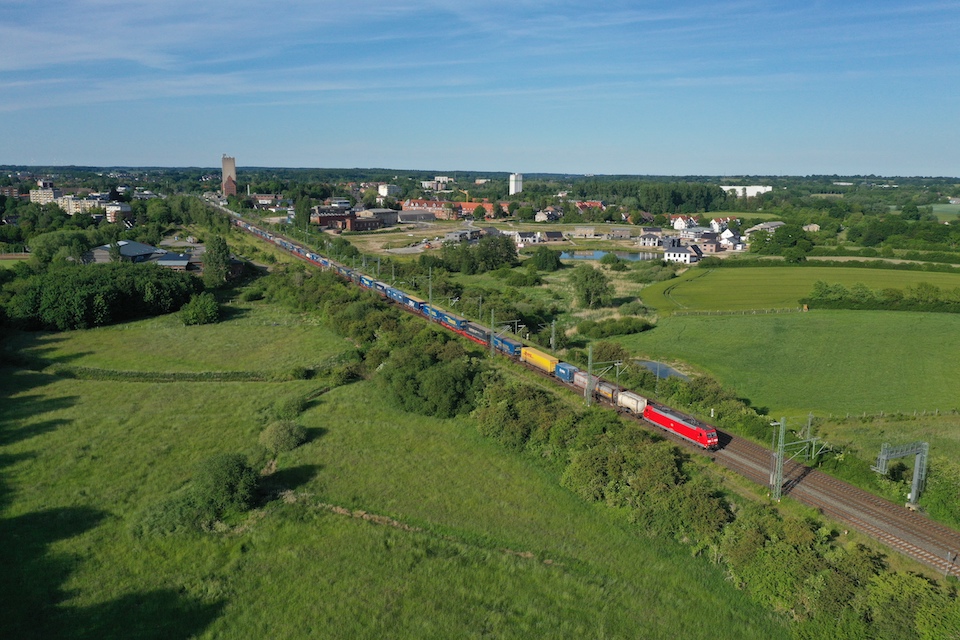 835 meter lange goederentrein