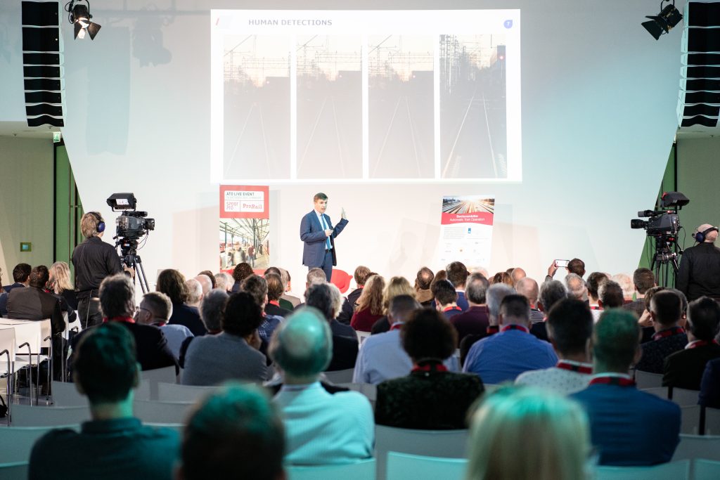 Pavel Popov van de Russische Spoorwegen op het ATO Live Event