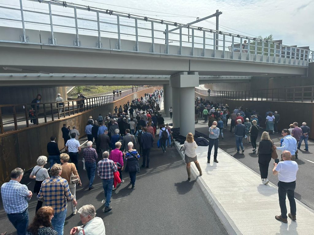 Laan van Osseveld Apeldoorn, nieuwe spooronderdoorgang