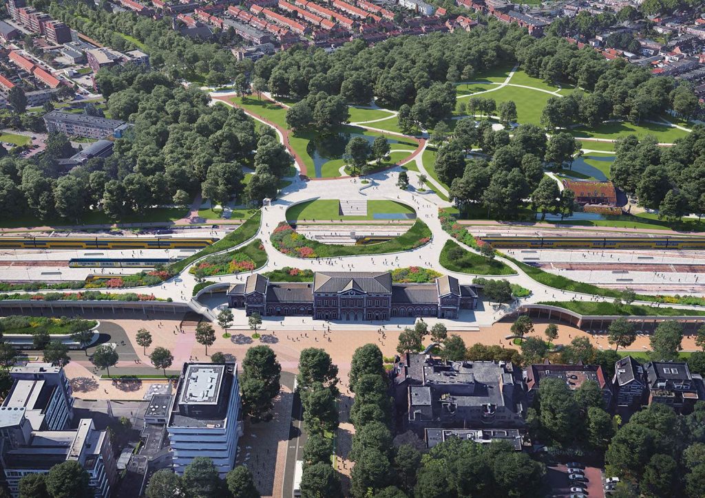 Loopbrug Dordrecht - ontwerp Mecanoo