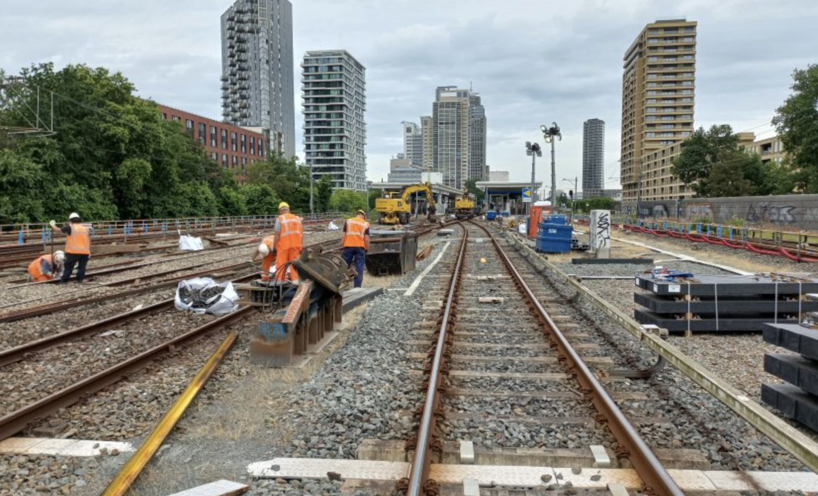 VolkerRail aan de slag met Amsterdamse metrosporen