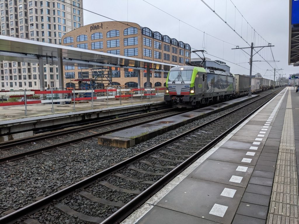 goederentrein station Tilburg