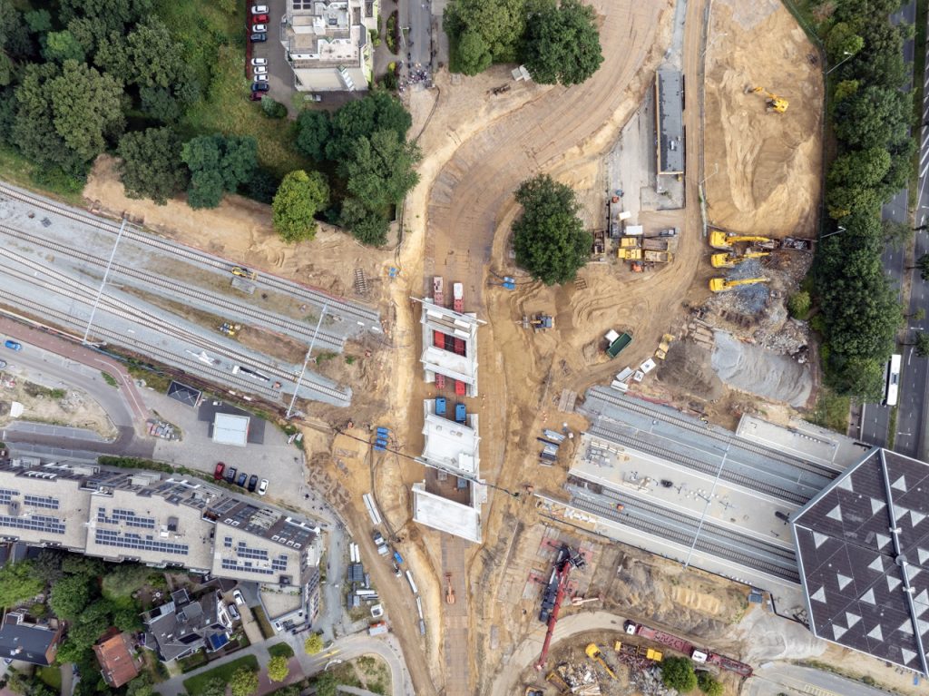 Westtunnel bij station Ede-Wageningen