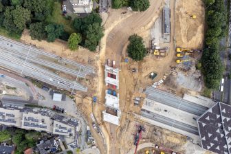 Westtunnel bij station Ede-Wageningen