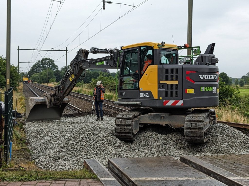 werkzaamheden aan het spoor